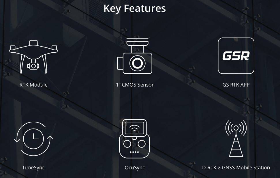 DJI Phantom 4 RTK - Comunicaciones y Seguridad