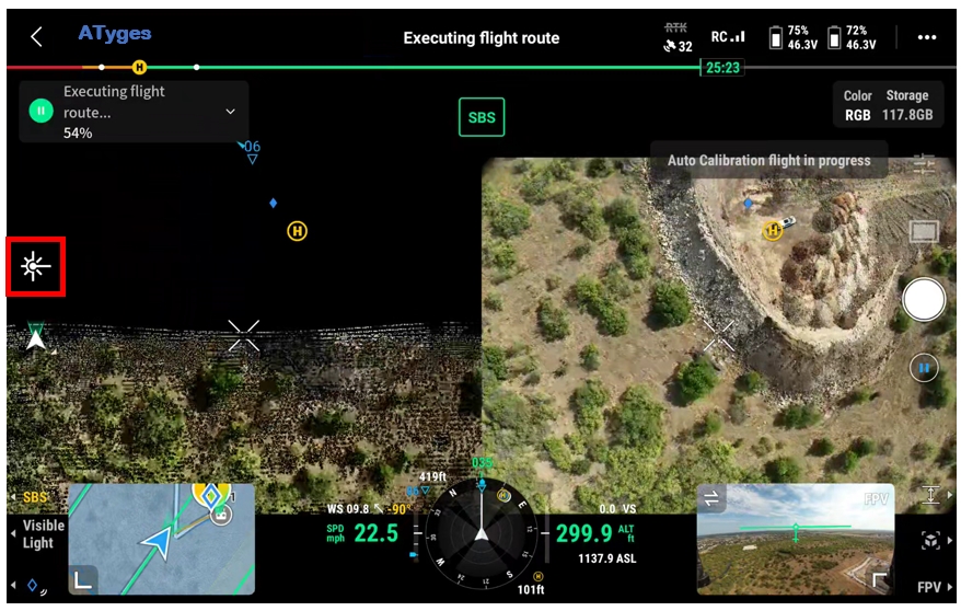 Zenmuse L2 - range detection