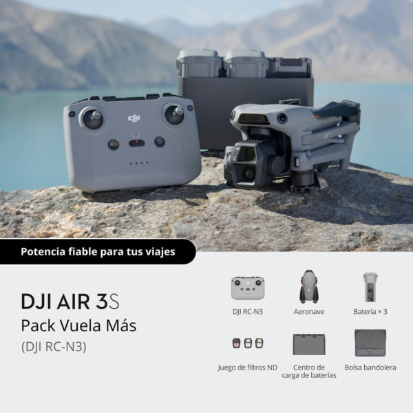 DJI AIR 3S Vuela Mas RC-N3