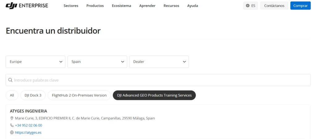 Distribuidor autorizado DJI Geo